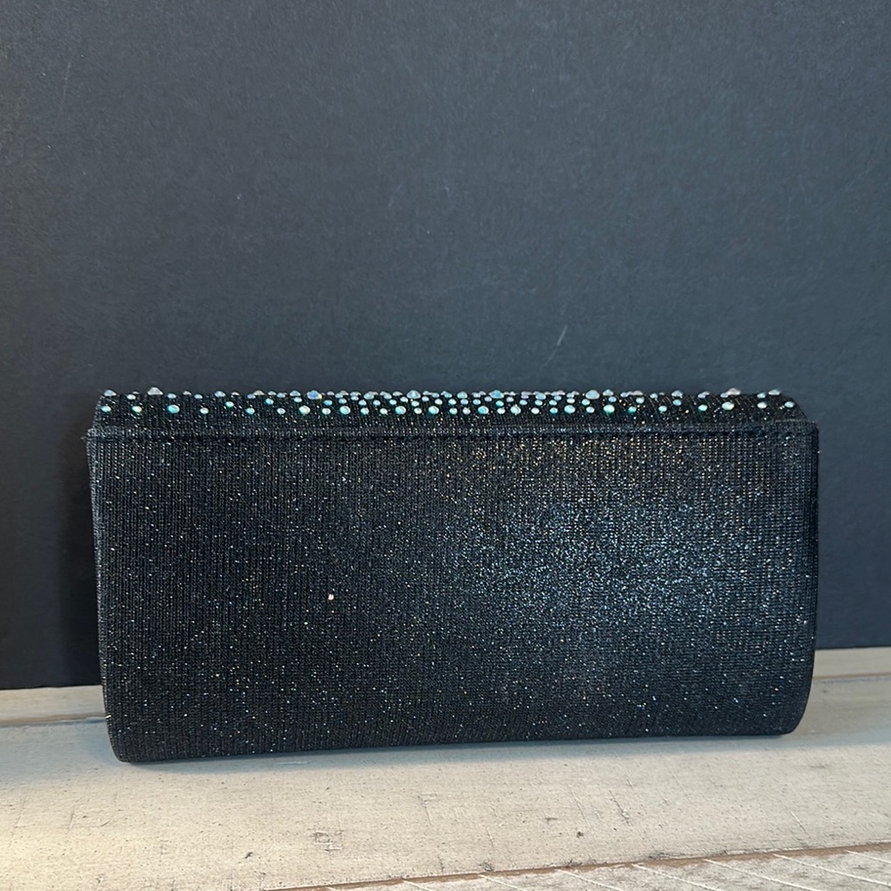 Black‎ Rhinestone Clutch - Picture 2 of 3